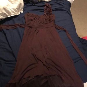 Flowery One shoulder dress